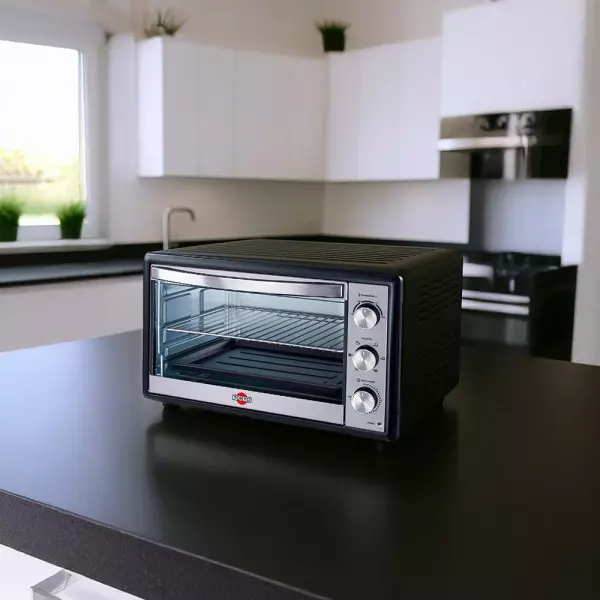 Imagen miniatura de HORNO ELECTRICO TOKYO  LISTO PLUS 46LTS NEGRO 2REJ/1BAND/1REC.MIG./1AGARRAD. 250