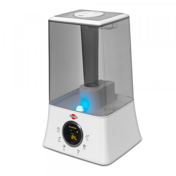 Imagen de HUMIDIFICADOR DIGITAL TOKYO 3EN1 IONIZA, PURIFICA Y AROMATIZA 4.5LTS INDICADOR L