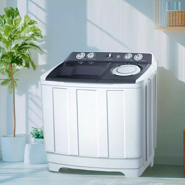 Imagen miniatura de LAVARROPAS SEMI AUTOMATICO DOBLE TANQUE TOKYO FACILITA DUO 10,5KG LAV - 6KG CENT