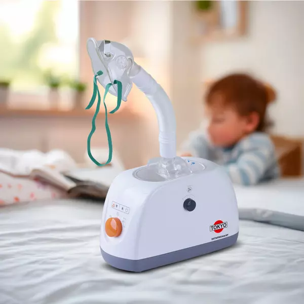 Imagen miniatura de NEBULIZADOR TOKYO ULTRASONICO MOD. FRESH AIR TOP C/ ALARMA Y TERMOMETRO