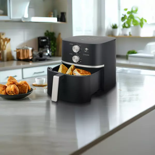Imagen miniatura de AIR FRYER TOKYO FRIGGE CYCLONE  5,2L  200°C ANTIADHERENTE TIMER 60 MIN