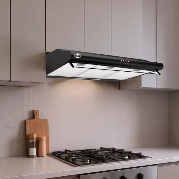 Imagen miniatura de PURIFICADOR/EXT DE COCINA TOKYO SLIM80 NEGRO