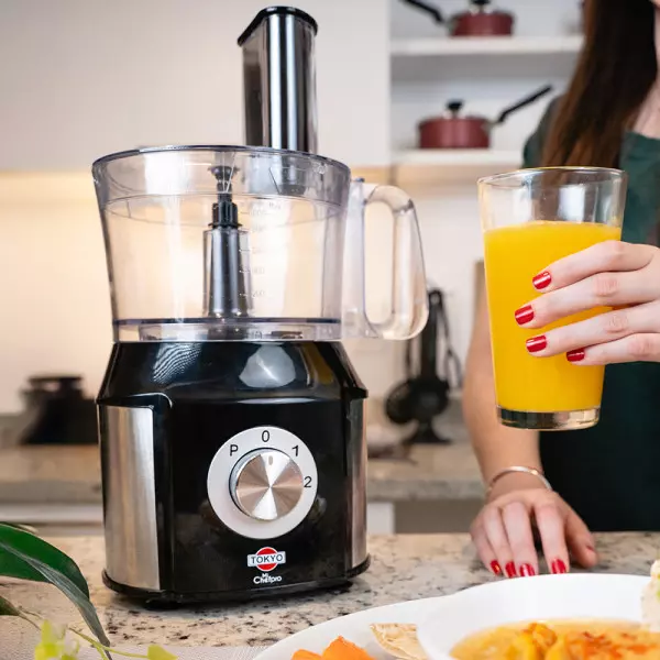 Imagen miniatura de MULTIPROCESADOR TOKYO MICHEF PRO 10 ACCESORIOS 6 FUNCIONES EN 1 500W