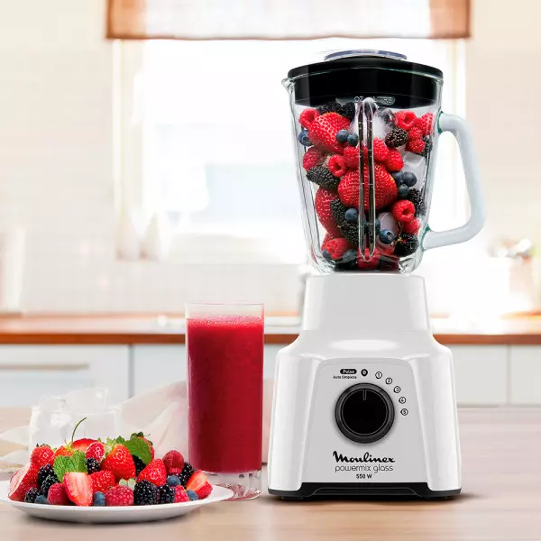 Imagen miniatura de LICUADORA POWERMIX MOULINEX LM28 5V 1,75L 550W VASO VIDRIO