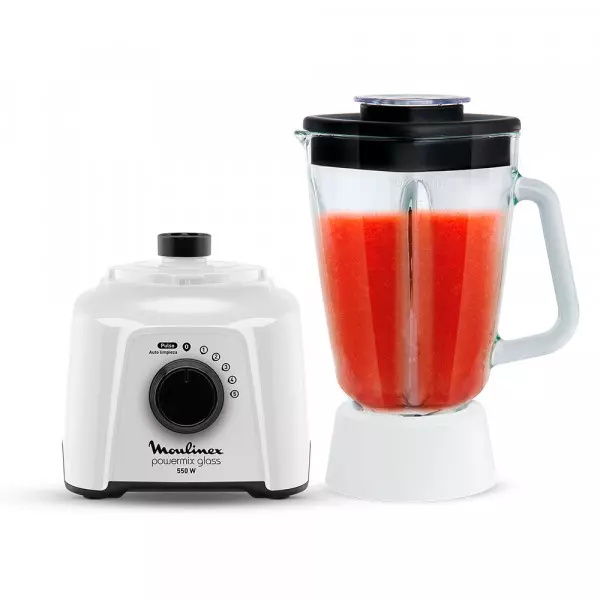 Imagen miniatura de LICUADORA POWERMIX MOULINEX LM28 5V 1,75L 550W VASO VIDRIO