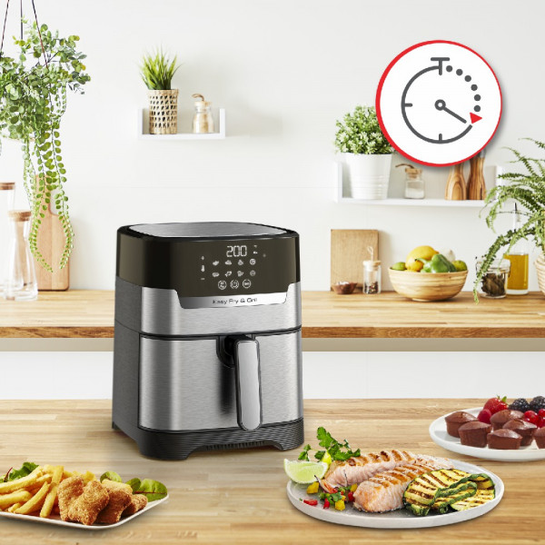 Imagen de FREIDORA EASY FRY & GRILL DIG. INOX EZ505 MOULINEX 4.2L 1550W 220V/50HZ