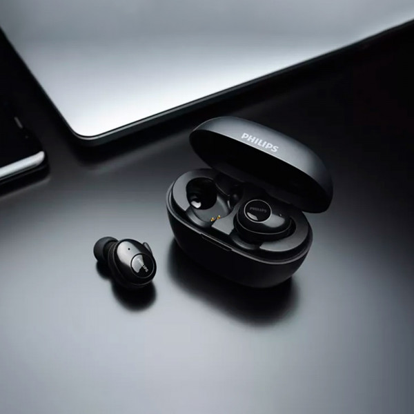 Imagen de AURICULAR PHILIPS IN EAR SHB2505BK/10 NEGRO, MIC, BT, 15HS BAT.