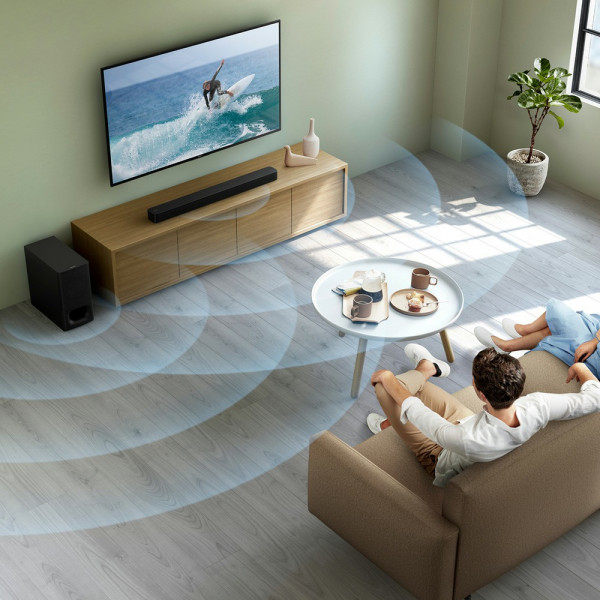 Imagen de BARRA DE SONIDO SONY HT-S350 320W 2.1 SUBWOOFER INALAMBRICO HDMI BL