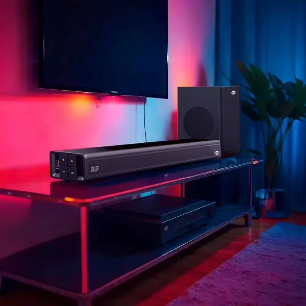 Imagen miniatura de BARRA DE SONIDO C/ SUBWOOFER TOKYO OPTICAL HDMI USB/BT/MP3/MP4/AUX + CONTROL 220