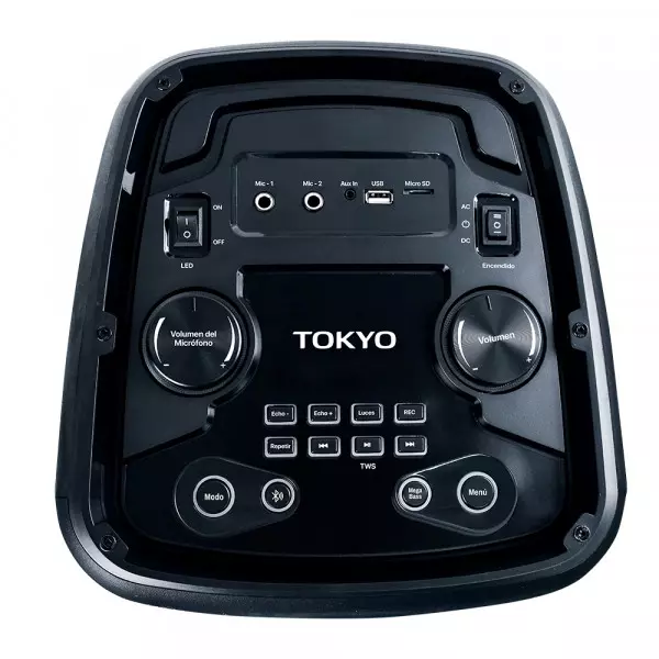 Imagen miniatura de PARLANTE TOKYO PARTY PRO 17" BATERIA 12V/4500MAH 100RMS BLUETOOH FM/USB 1 MIC.