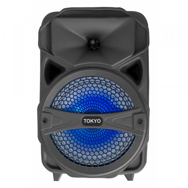 Imagen de PARLANTE TOKYO PARTY 8 LUZ LED BLUETOOH FM/USB/SD/MIC.S/CABLE C/CONTROL CARGA US