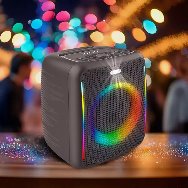 Imagen miniatura de PARLANTE TOKYO PARTY BOOM 10,5" BATERIA 10800MAH BT-TWS 1 MICROF.
