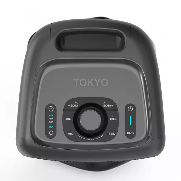 Imagen miniatura de PARLANTE TOKYO PARTY BOOM 10,5" BATERIA 10800MAH BT-TWS 1 MICROF.