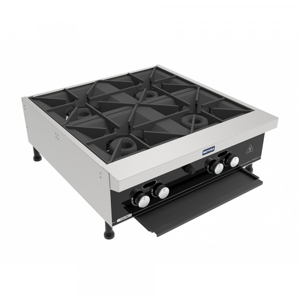 Imagen de ANAFE DE MESA HEAVY DUTY METVISA 4 QUEMADORES