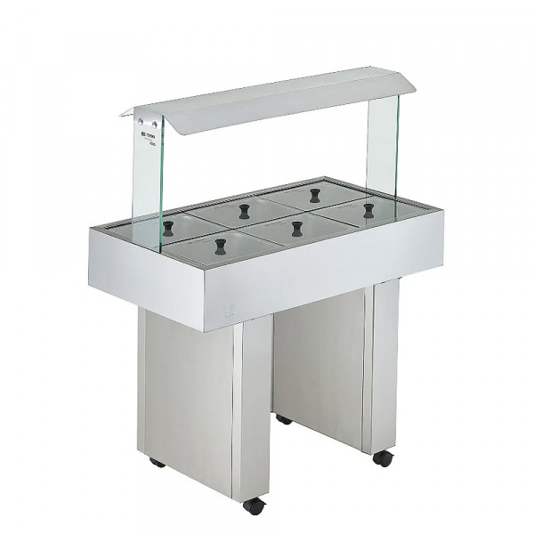 Imagen de BUFETERA EDANCA BBMM-06-220V  6 CUBAS CALIENTES