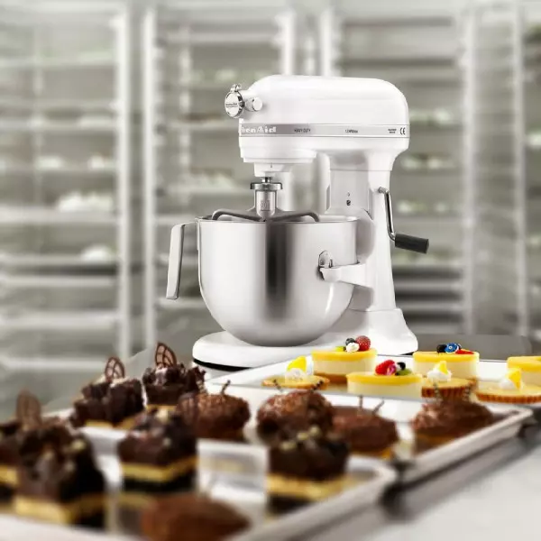 Imagen miniatura de BATIDORA KITCHENAID ARTISAN PROFESIONAL 5KSM7591XEWH WHITE 6.9L