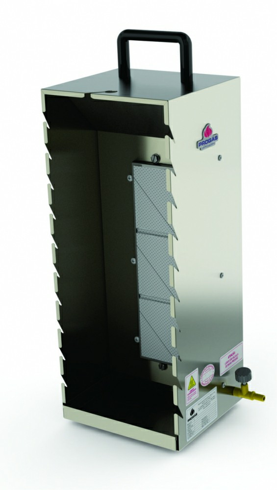 CHURRASQUERA PR-199 PROGAS INOX A GAS 10 ESPETOS 220/50