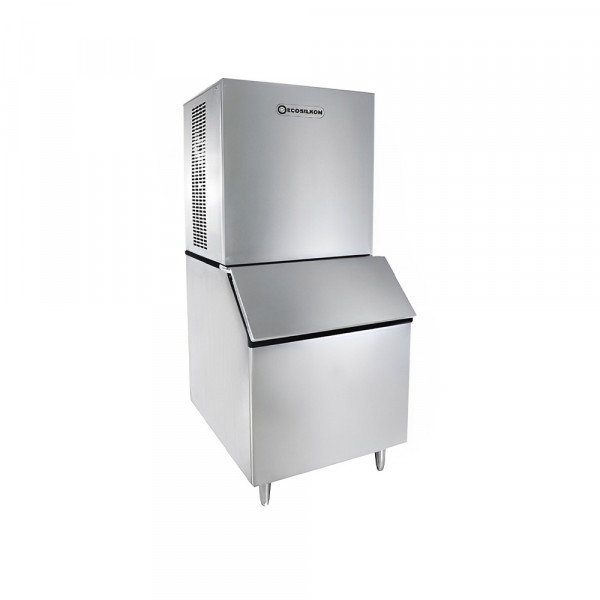 Imagen de FABRICADORA HIELO ECOSILKON 227 KG/24H CAP DEP 160 KG AC.INOX ZBL480