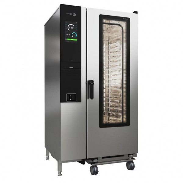 FAGOR HORNO ADVANCE PURESTEAM IWASHING 20B GN 1/1 APW-201-E CON CARRO