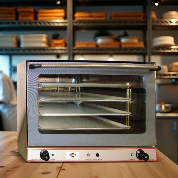 Imagen de HORNO CONVECTOR ELECTRICO TOKYO IND MOD YXD-8A VAPOR 4BAND INOX 50-300C 220V/50