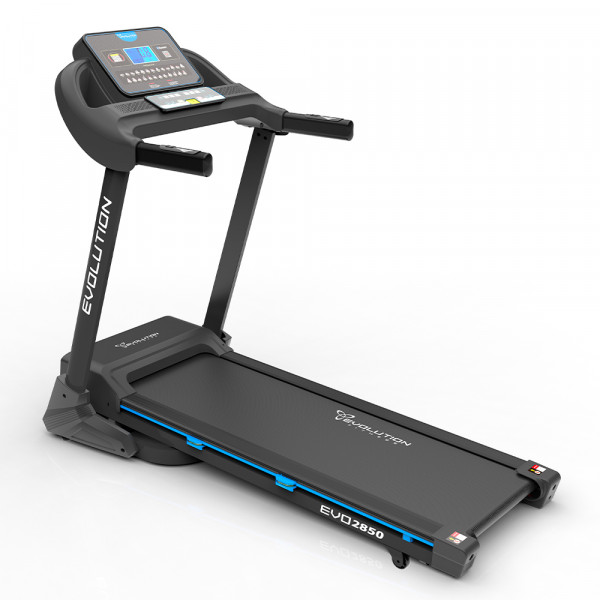 Imagen miniatura de CAMINADORA EVOLUTION EVO2850 25PROG 130KG 16KM/H 2HP C/ INCLINACION ELECT.