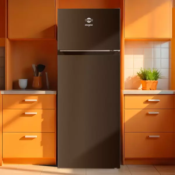 Imagen miniatura de HELADERA TOKYO MOD MAGNA 300  FRÍO HUMEDO 2PUERTAS INOX