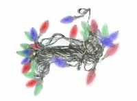 Imagen miniatura de LUCES DE NAVIDAD, GUIRNALDA ELECT FOCO/ESFERA CABLE Y FOCO TRANSPARENTE, LUCES MULTICOLOR