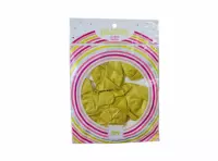 Imagen miniatura de GLOBOS LATEX Nro.10 METALIZADO 12P DORADO