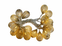 Imagen miniatura de GUIA LED X20 LAGRIMAS METAL PLATEADO H4X3CM