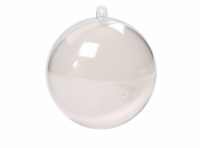 Imagen miniatura de DECOR. PLASTICA ESFERA 10P (8CM) TRANSP.