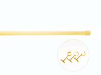 Imagen miniatura de CAÑO PARA CORTINA 1,5 METROS DORADO