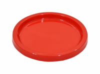 Imagen miniatura de BANDEJA PLASTICA CIRCULAR (21X2) ROJO