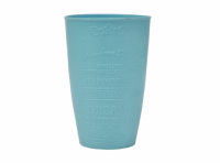 Imagen miniatura de VASO LISO CON FRASES EN RELIEVE COLORES DIVERSOS XX