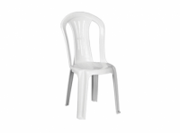 Imagen miniatura de ZZ SILLA PLASTICA BLANCA R. 1120 S/B PLASNEW