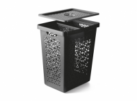 Imagen miniatura de CANASTA MULTIUSO 55L CON TAPA/CANASTA ORGANIZADORA M NEGRO UZ373-PR