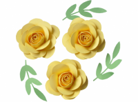 Imagen miniatura de FLORES CARTULINA COLORES SURTIDOS 3P