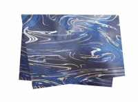 Imagen miniatura de PAPEL SEDA CROMUS EST MARMOLIZADO AZUL 49X69 C50