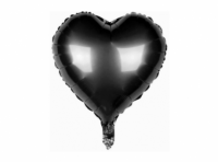 Imagen miniatura de GLOBO CORAZON (45X45CM) NEGRO