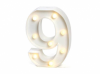 Imagen miniatura de NUMERO LED \"9\"