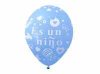 Imagen miniatura de GLOBO AZUL ES UN NIÑO SA03 X5