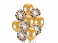 Imagen miniatura de GLOBOS SET PERLA DORADO JU6 X10