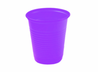 Imagen miniatura de VASO PLASTICO 200ML LILA OSCURO40X C200-RX