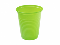 Imagen miniatura de VASO PLASTICO 200ML VERDE LIMON40X C200-VC