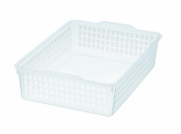 Imagen miniatura de CANASTA RECTANGULAR A4 520 TRANSPARENTE