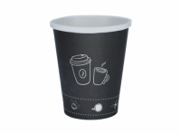 Imagen miniatura de VASO DE PAPEL P1 CAFÉ NEGRO 180 ML C50