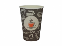 Imagen miniatura de VASO DE PAPEL P1 CAFÉ NEGRO ARTE 240 ML C25