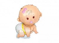 Imagen miniatura de GLOBO BEBE NIÑA (77X65CM)