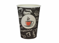 Imagen miniatura de VASO DE PAPEL P1 CAFE NEGRO ARTE 2 240ML C50 GPACK