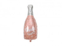 Imagen miniatura de GLOBO ESPUMANTE \\\\\"CHEERS!\\\\\" (49X96CM) ROSADO