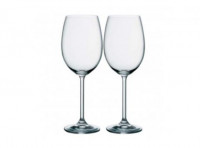 Imagen miniatura de SET DE 2 COPAS DE CRISTAL PARA VINO BOHEMIA PREMIUN 850ML